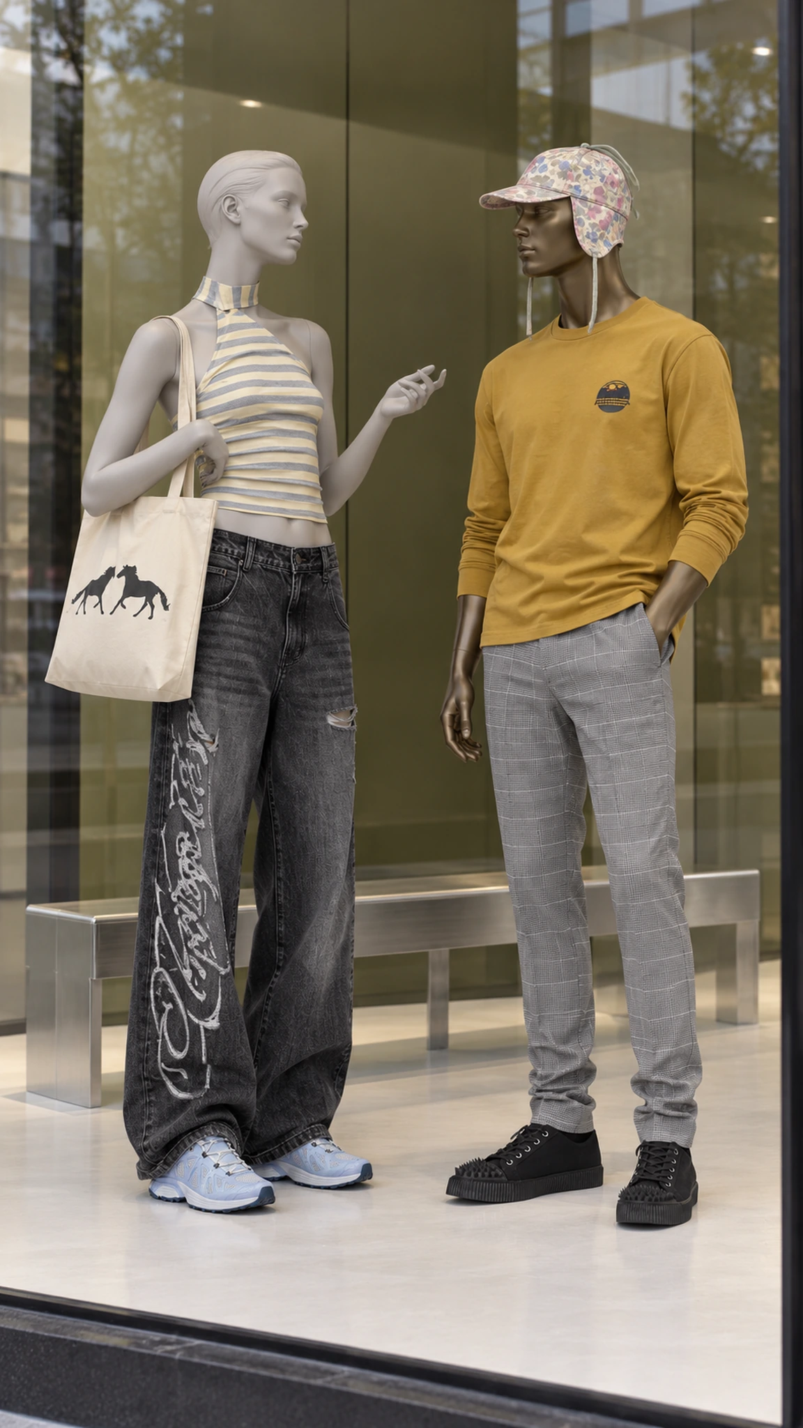 A Quiet Crossing — shop window