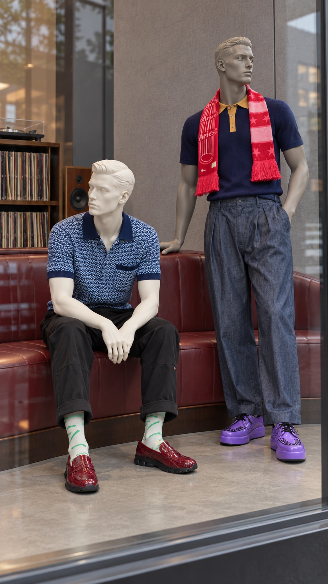 The Long Pause — shop window