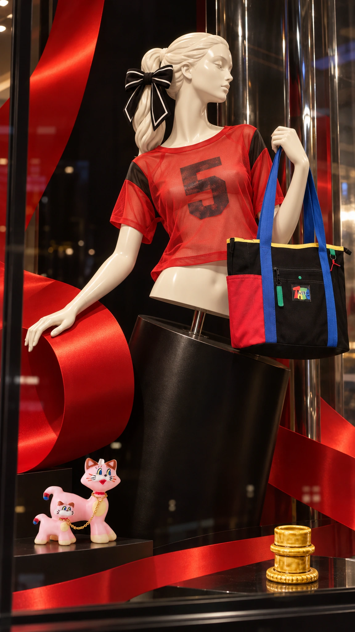 Ribbon Relay — shop window