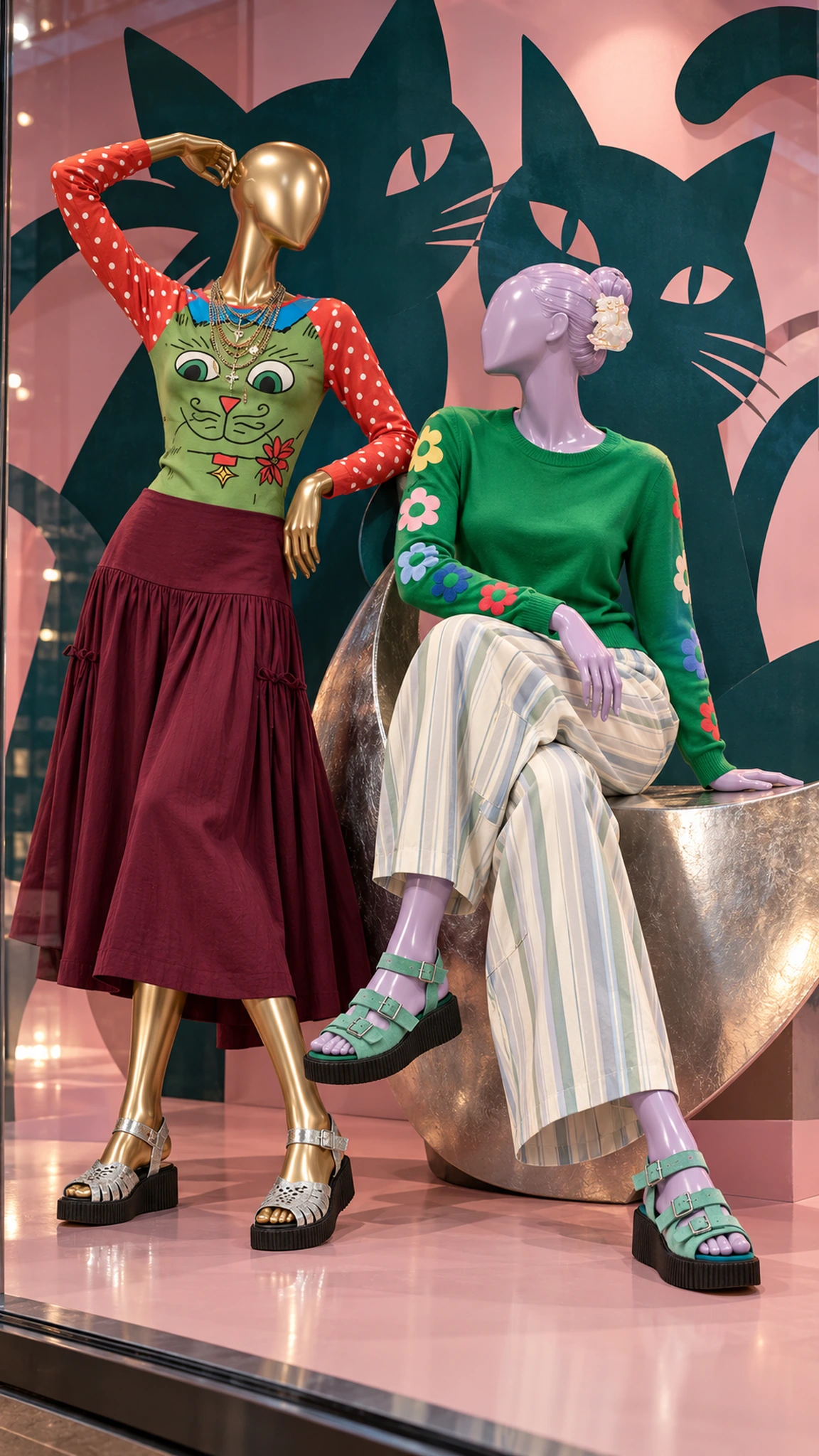 Catwalk Duet — shop window