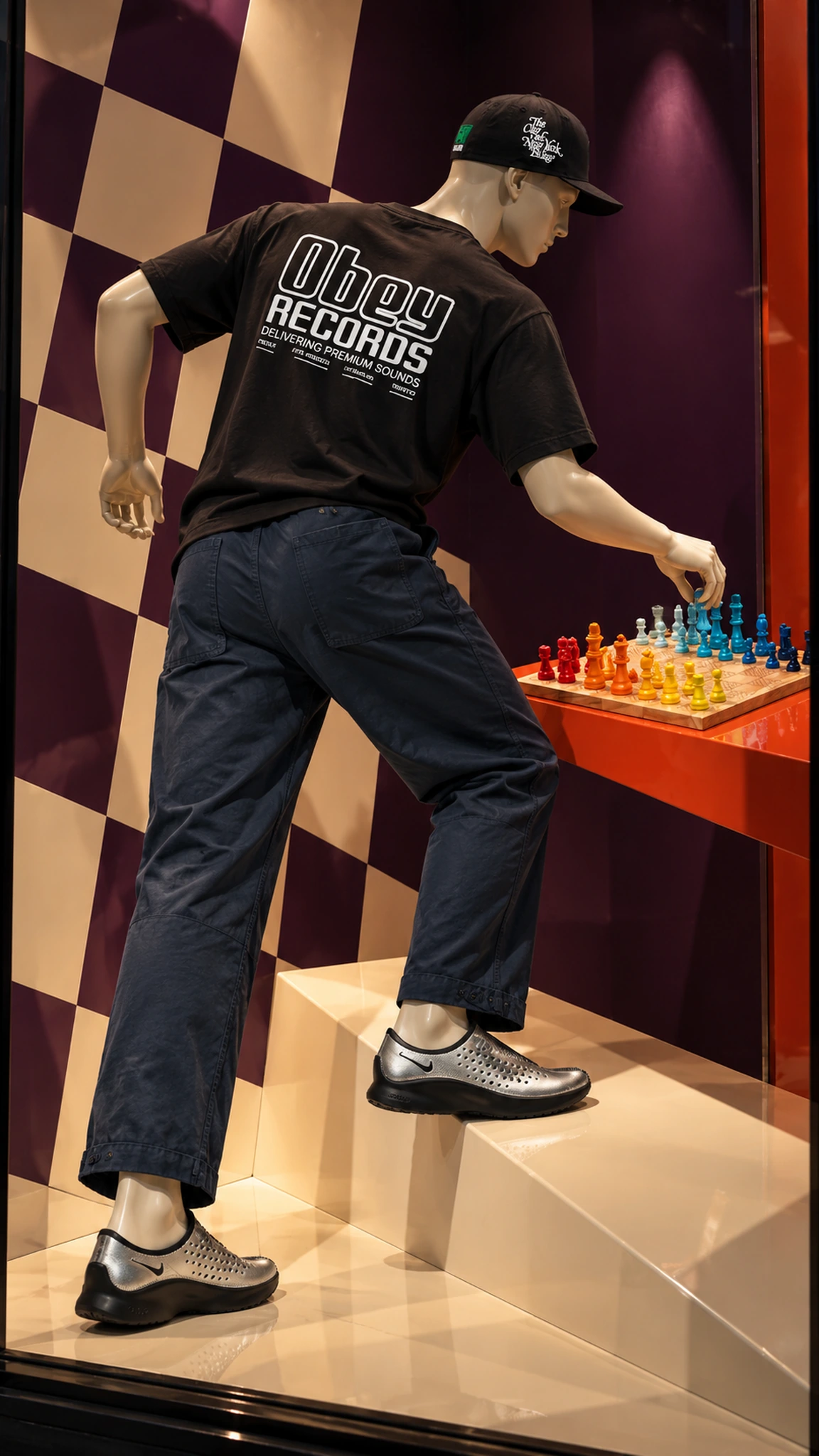 Endgame in Motion — shop window