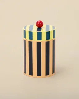 Medium Striped Canister