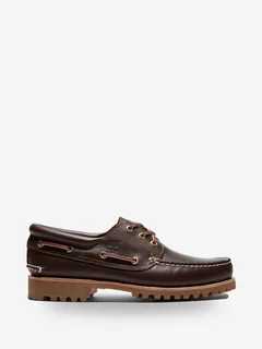 Timberland Authentic 3-Eye Lug Handsewn Boat Shoe W - Brown