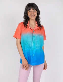 Warm Daze Tropical Button Up