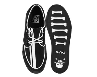 Black Suede Racing Creeper Sneaker