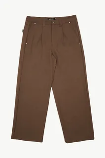 AFENDS Mens Business - Pleated Pant - Fossil