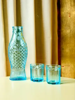 Fish Carafe and Glasses Set