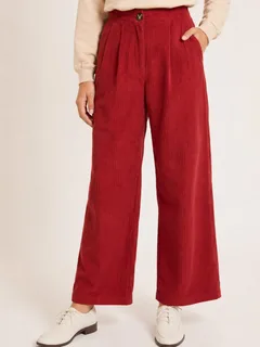 Pantalón Pana Ancho Rojo