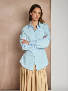 Ghospell Enya Cinched Shirt