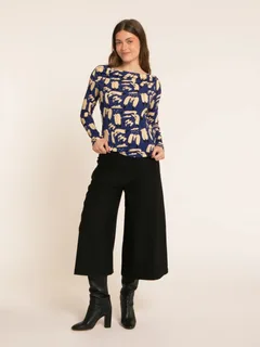 Top Fruncido Blue Birds