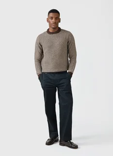 Charlestown Knitted Jumper | Chocolate Beige