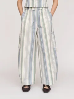 Bev Super Stripey Barrel Trousers
