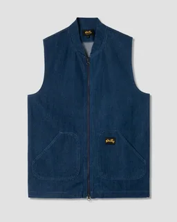 Work Vest (Indigo Denim 12oz)