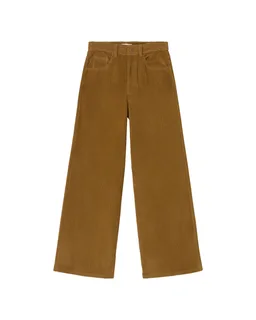 Pantalón wide leg pana marrón Hedda