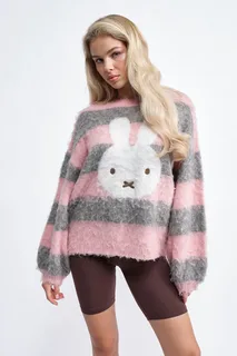Miffy x Daisy St. Oversized Fluffy Jumper
