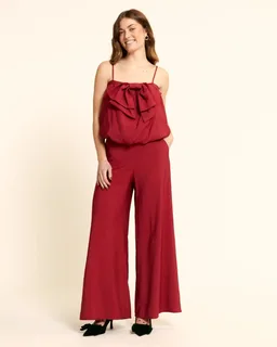Pantalón Bambú Rojo